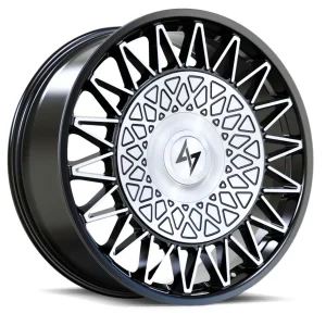 Sentali – Crown – Black – 22″x10.5″ 25mm – Summer Wheels – SL322210556253